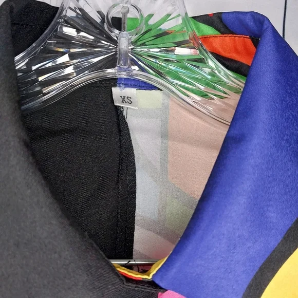 Colorful Abstract Psychodelic Men's Shirt - Picture 4 of 8